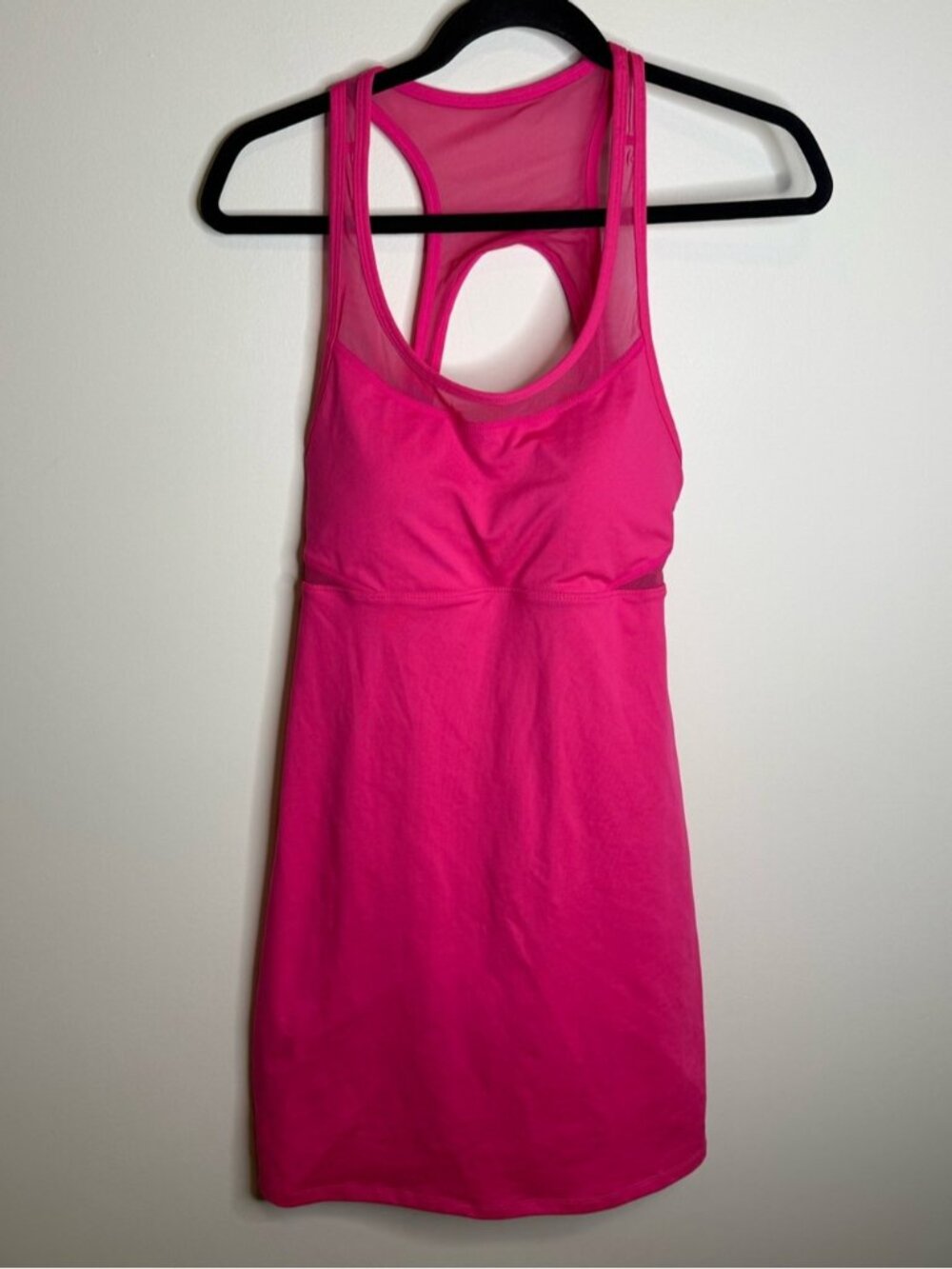 Fabletics Hot Pink Athletic Midi Dress size large